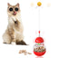 Futterpuzzle-Kippspielzeug mit Lockstab für Katzen
