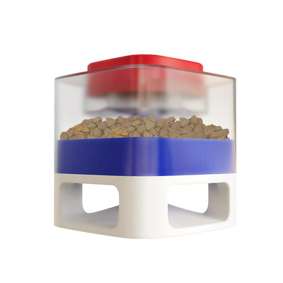 Slow Feeder Push Button Food Dispenser for Dogs