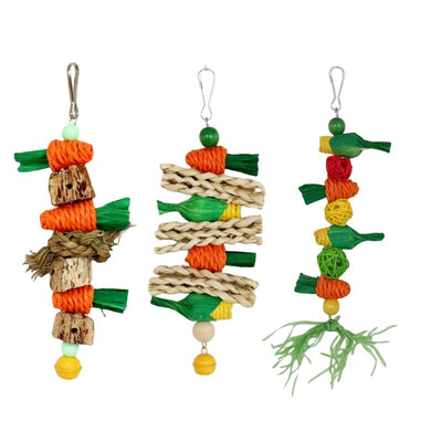 Multi-Piece Toy Set for Birds