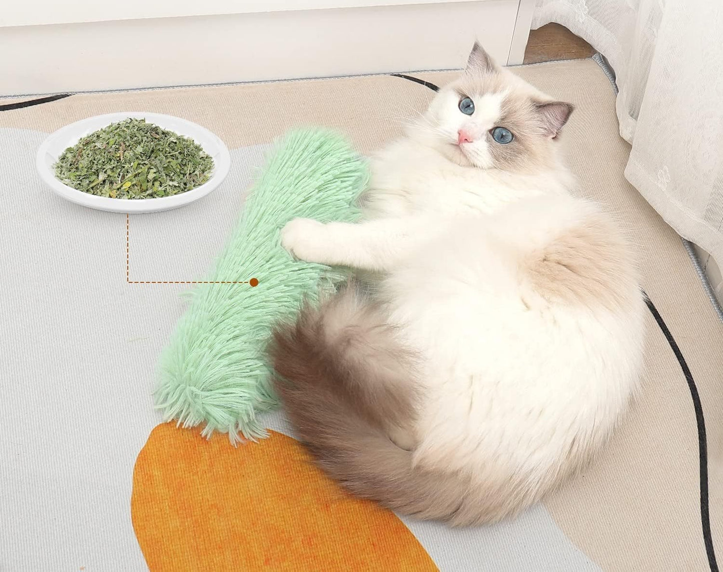 Jouet à Herbe à Chat en Peluche pour Chat