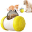 Cat-Shaped Cylinder Food Puzzle Toy for Cats and Small Dogs
