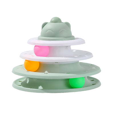 Cat Head Ball Carousel for Cats