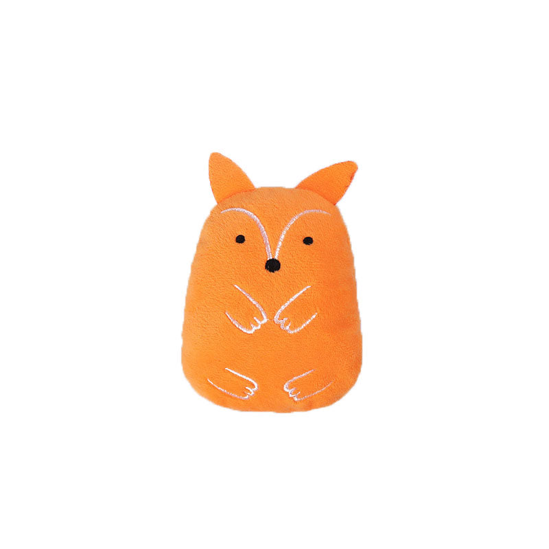 Plush Animal Rattle Toy for Cats