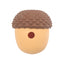 Rubber Acorn Food Puzzle Interactive Dog Toy