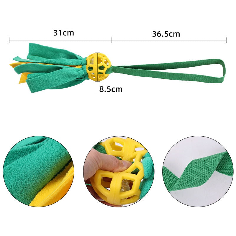 Hanging Hollow Ball Toy With Bell for Dogs