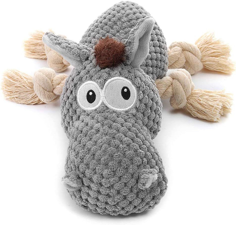 Jouet Couineur Vache en Peluche pour Chien