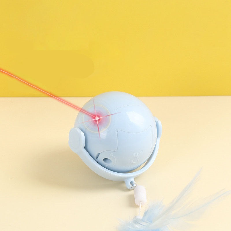 Balle Laser à Plumes pour Chat