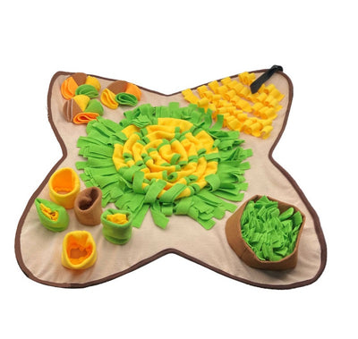 Veggie Garden Snuffle Mat for Cats and Dogs