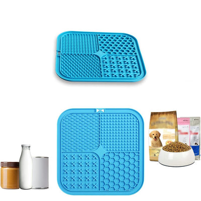 Rubber Multi-Textured Licking Pad for Dogs
