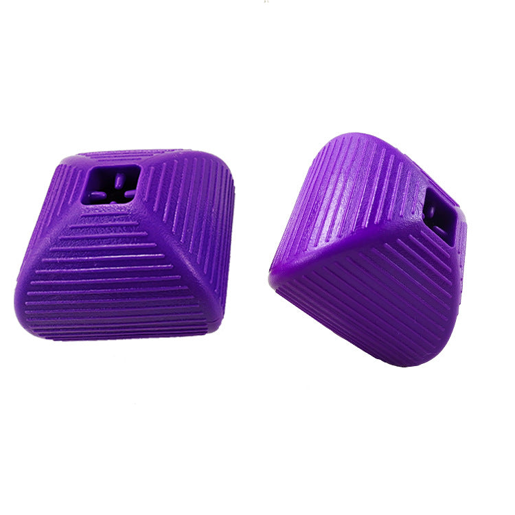 Rubber Square Food Dispensing Dog Toy