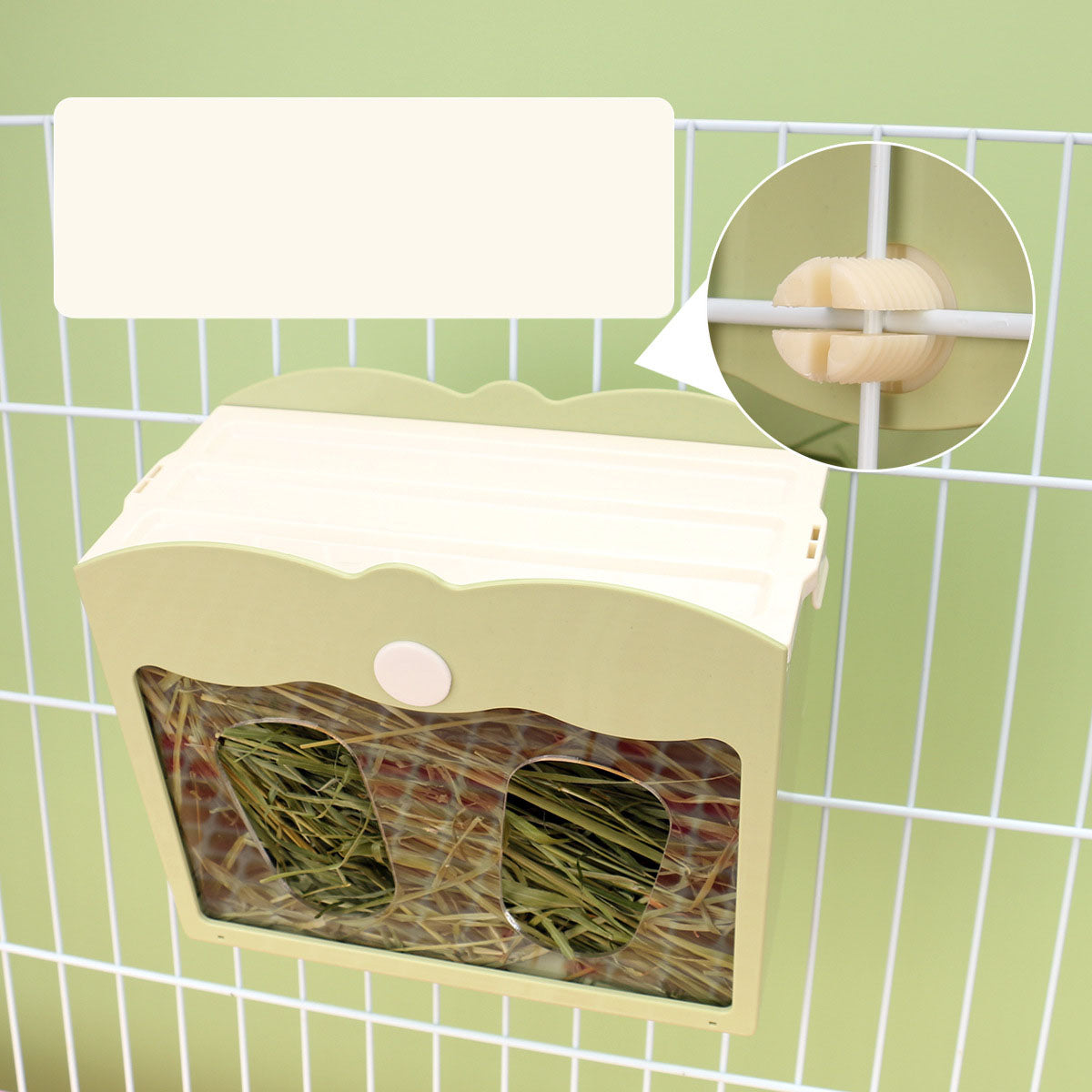 Dual-Use Feeder for Rabbits