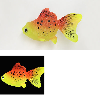 Silicone Glowing Goldfish for Fish Tank