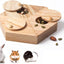 Wooden Food Puzzle for Rabbits, Hamsters, and Chinchillas