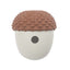 Rubber Acorn Food Puzzle Interactive Dog Toy