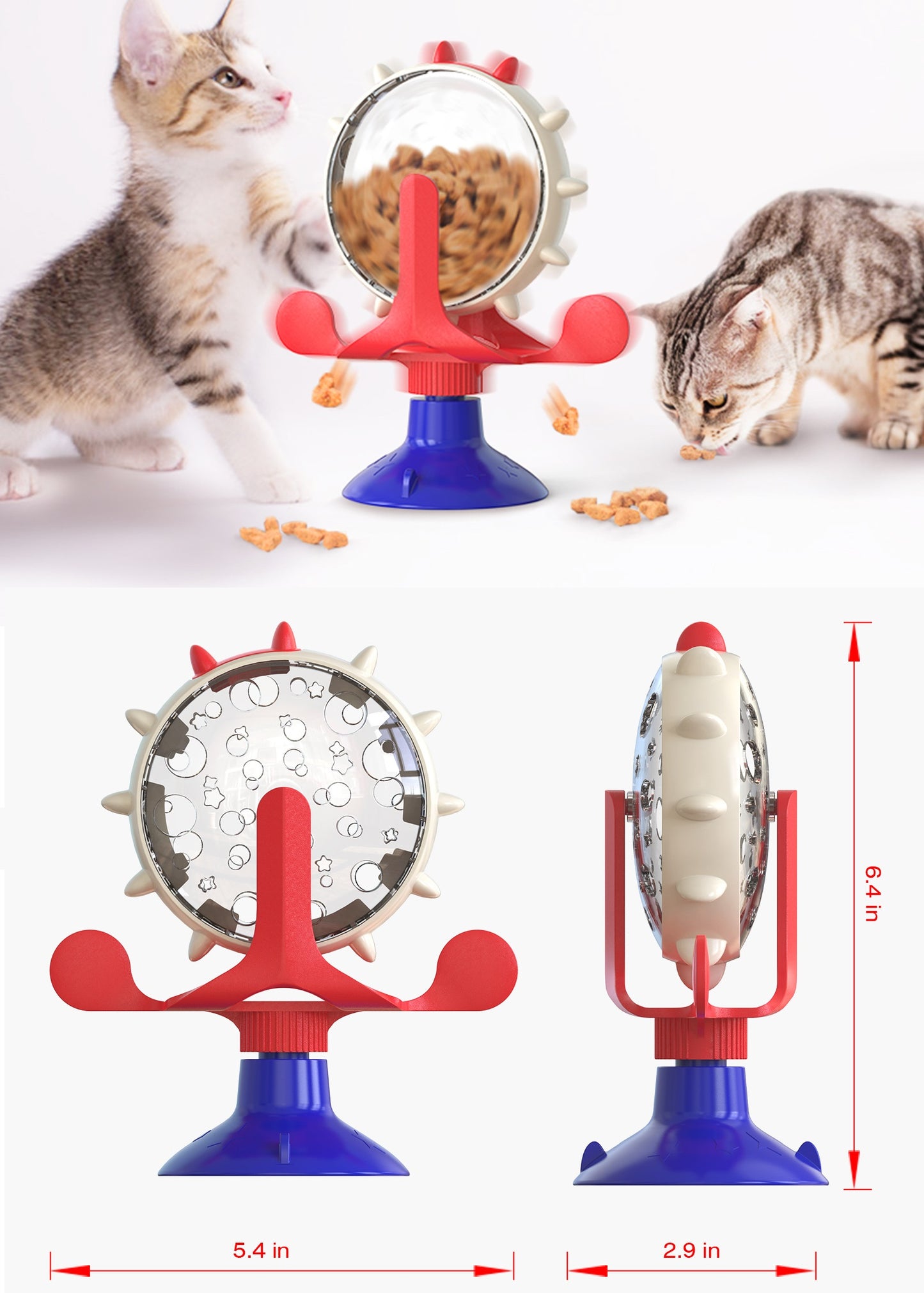 Futterleckrad für Katzen und Hunde