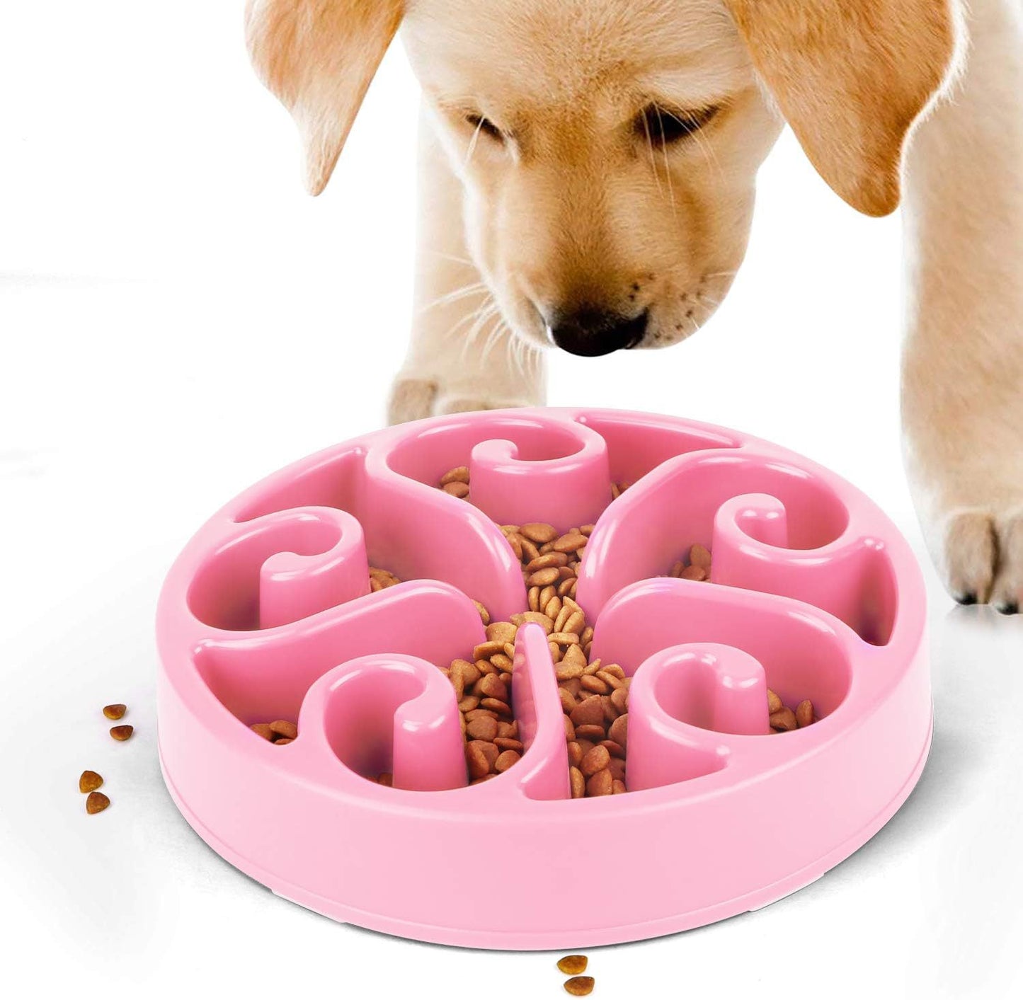 Bol Torsade Alimentation Lente pour Chien