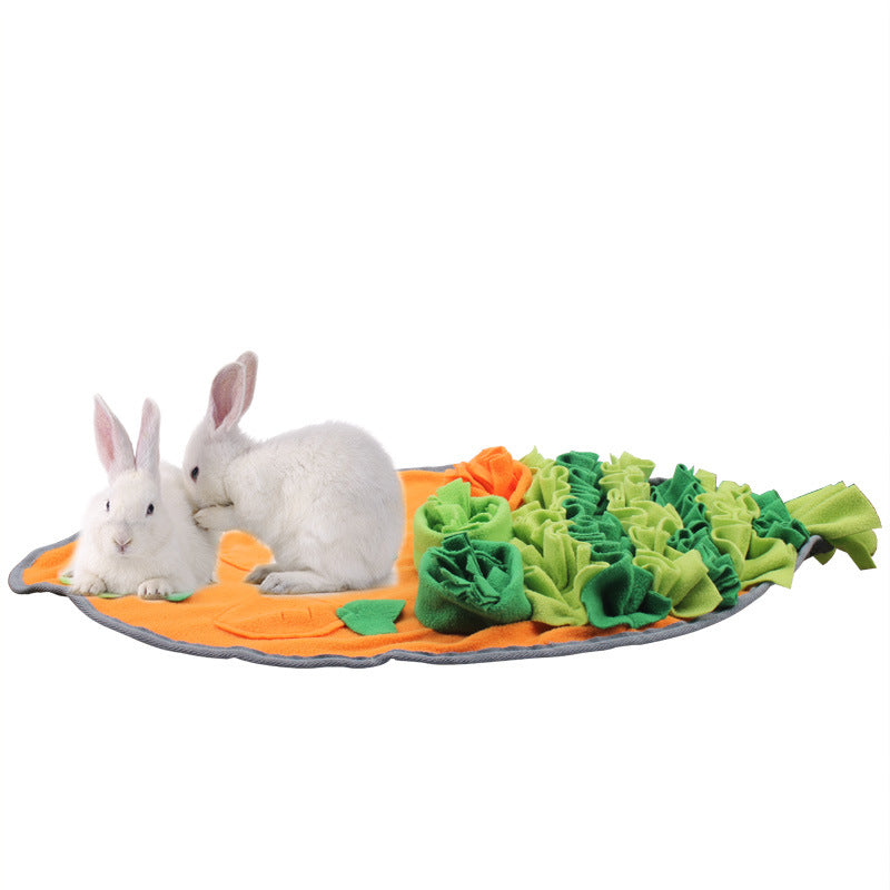 Tapis carotte à Renifler pour Lapins