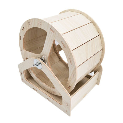 Roue en Bois pour Hamsters et Rongeurs