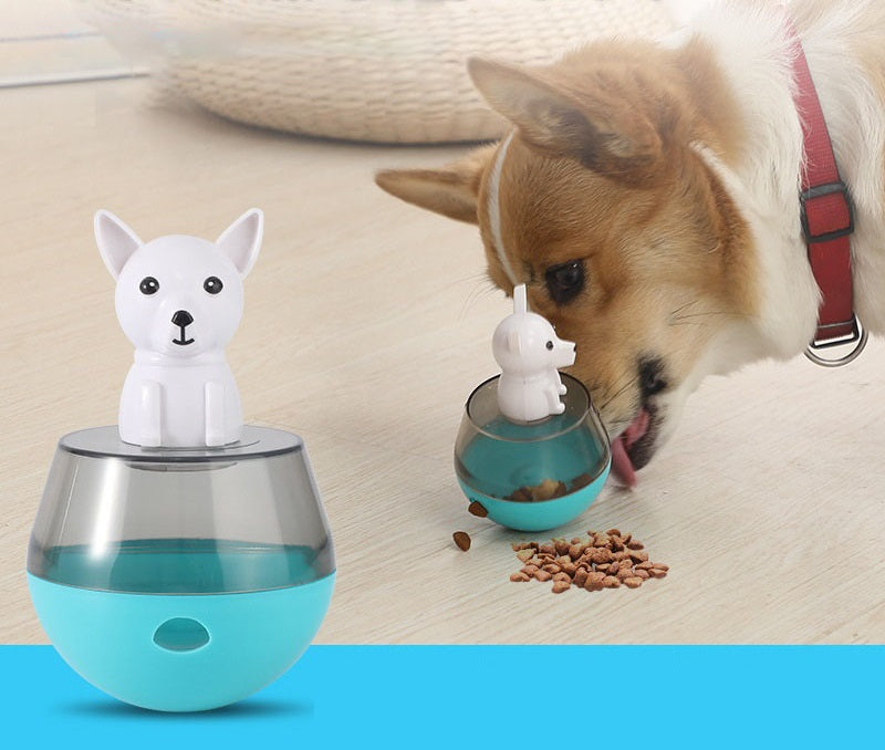 Jouet Distributeur de Nourriture à Bascule pour Chien