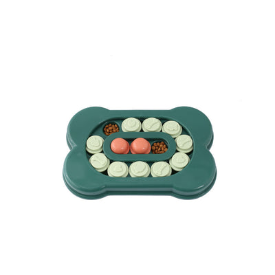 Slow Feeder Puzzle Bowl for Cats and Small Dogs