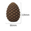 Rubber Pinecone Interactive Dog Toy