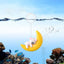 Décoration Lune Plongeuse pour Aquarium