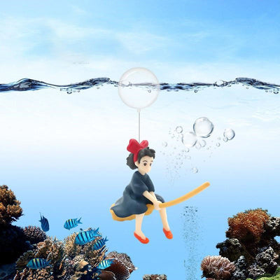Witch Floating Ornament for Fish Tank