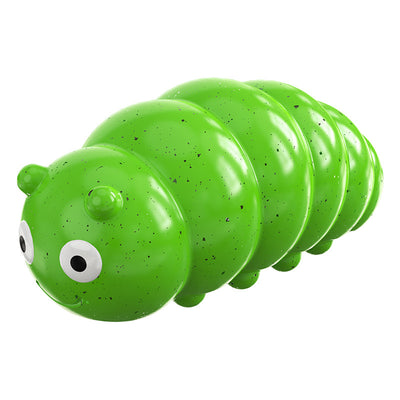 Rubber Caterpillar Squeak Toy for Dogs