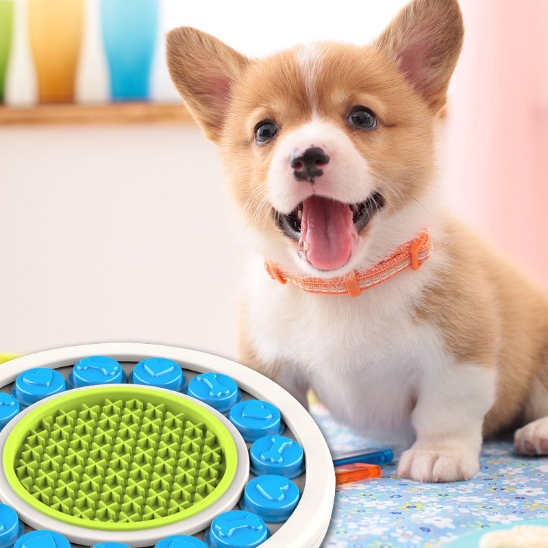 Sliding Food Puzzle Carousel for Dogs