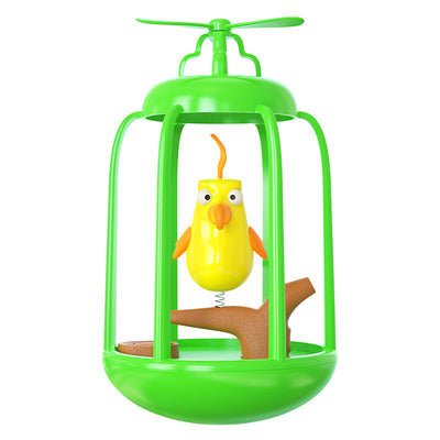 Birdcage Tumbler Windmill Toy for Cats