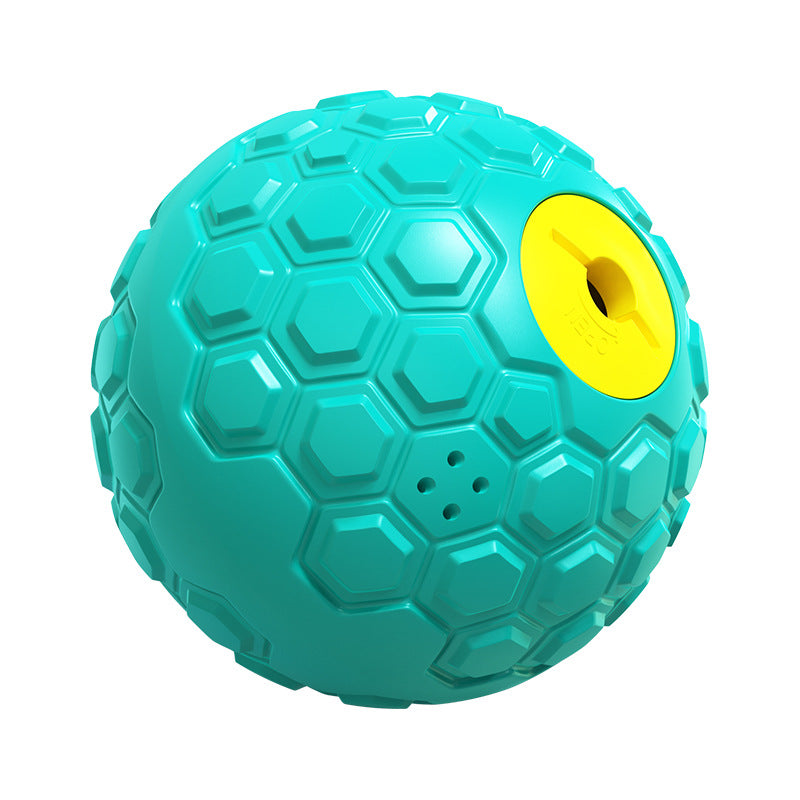 Quietschende Beißball-Futterpuzzle für Hunde