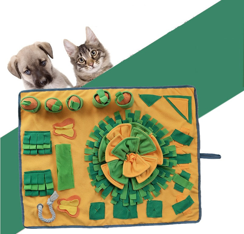 Tapis à Renifler Carotte pour Chat et Chien