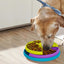 Dreifach-Puzzle Rotierender Futternapf für langsames Fressen für Hunde