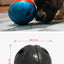 Futterpuzzle Quietsch-Basketball aus Gummi für Hunde