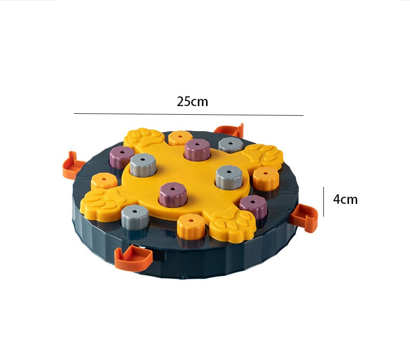 Verschiebbares Futter-Puzzle zum langsamen Fresen für Hunde