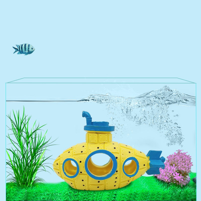 Submarine Decoration for Fish Tank