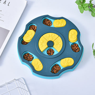 Fünfeckiges verschiebbares Futter-Puzzlespielzeug für Hunde