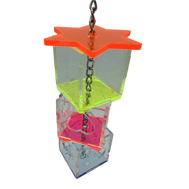 Acrylic Foraging Toy for Birds