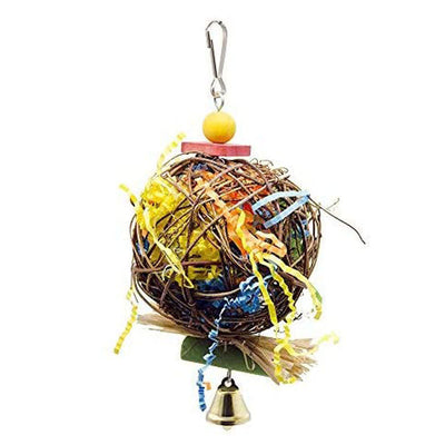 Rattan Ball Shred Toy for Birds