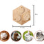 Wooden Food Puzzle for Rabbits, Hamsters, and Chinchillas