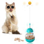 Futterpuzzle-Kippspielzeug mit Lockstab für Katzen