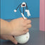 Jouet Robot Electronique Rotatif pour Chat